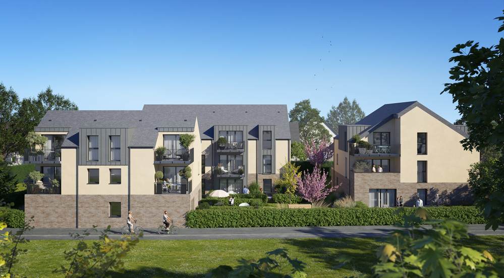 vue aérienne du projet